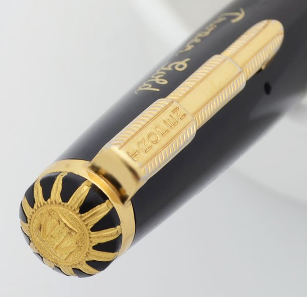 Tropen Gold Fountain Pen (1950s) Black, Piston Filler, 14k Flexible